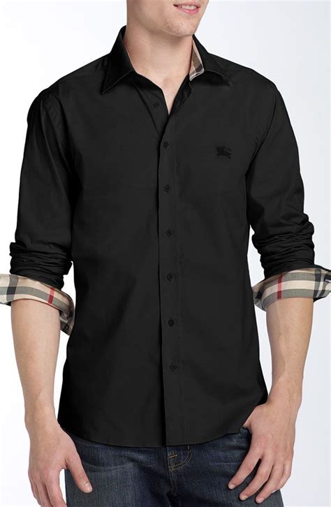 burberry brit classic fit poplin sport shirt|Burberry shirts for men.